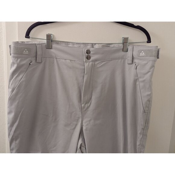Gerry Womens Light Gray Snow Pants With Adjustable Waistband & Pockets - Picture 4 of 9
